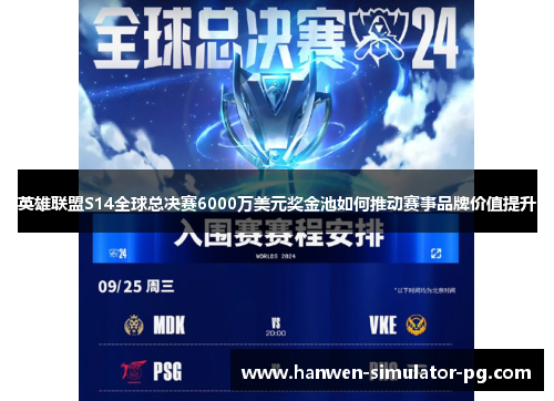 英雄联盟S14全球总决赛6000万美元奖金池如何推动赛事品牌价值提升