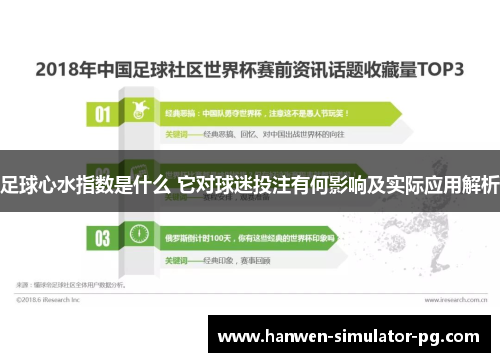 足球心水指数是什么 它对球迷投注有何影响及实际应用解析